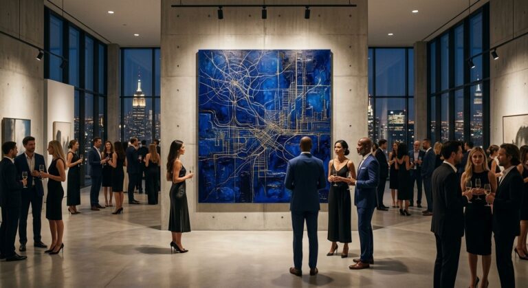 Spatial Anchor Art in Minimalist Luxury: Rules for Integrating Large-Scale Paintings into Class A+ Interiors