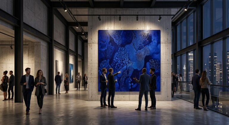 Raw Concrete, Metal, and Conceptual Painting: Selecting the Perfect Focal Point for Exclusive Real Estate
